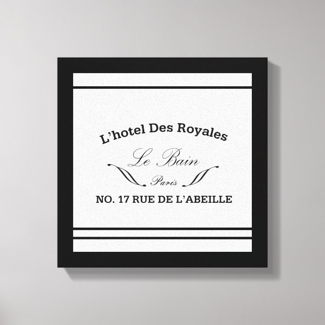 Le Bain Canvas Art Skriv ut (Framsida)