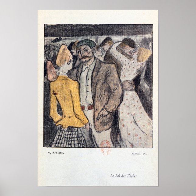 Le Bal de Vacher' Poster (Framsidan)