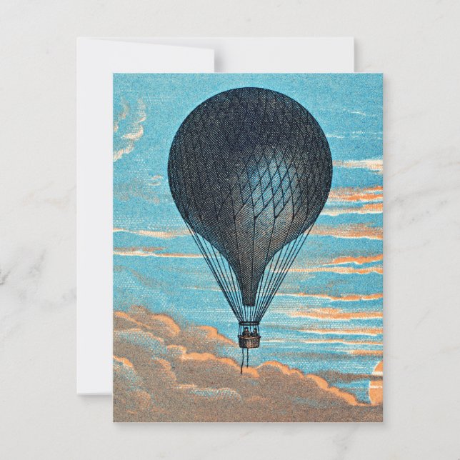 Le Ballon av E. Pichot Anteckningskort (Framsida)