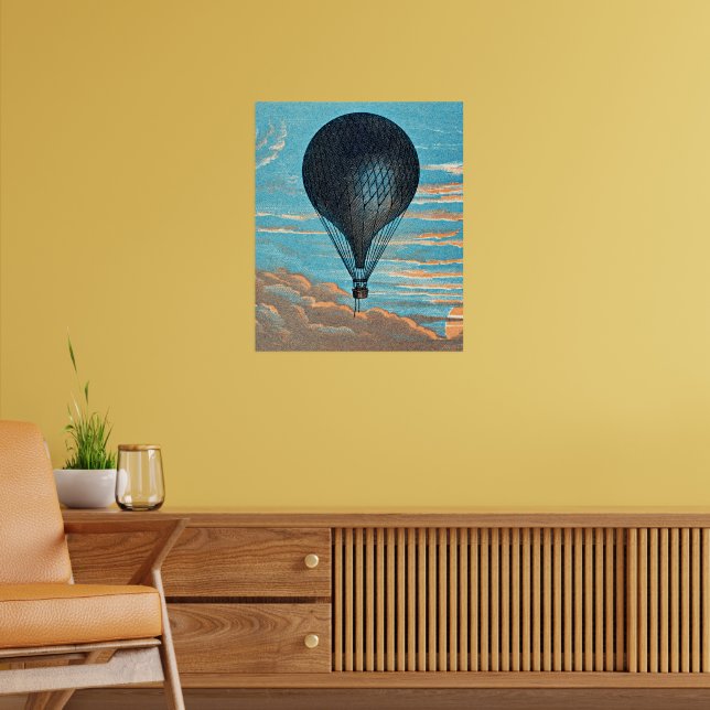 Le Ballon av E. Pichot Poster (Vardagsrum 2)