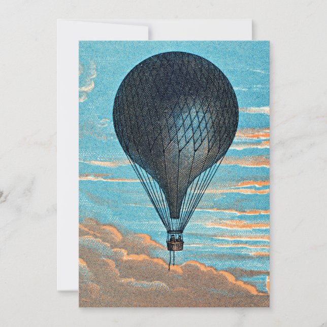 Le Ballon av E. Pichot Tack Kort (Framsida)