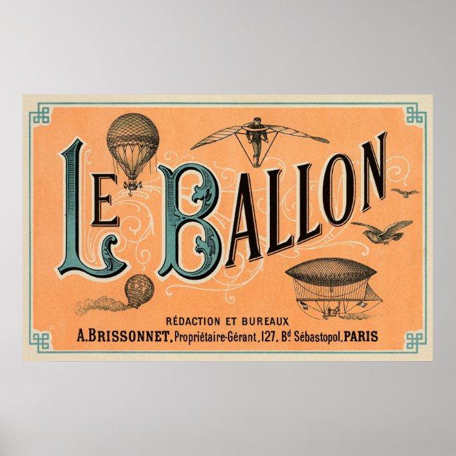Le Ballon Poster (Framsidan)