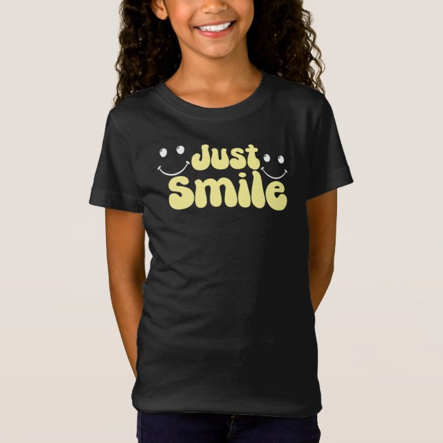 Le bara le, positiv grafisk design t shirt (Framsida)