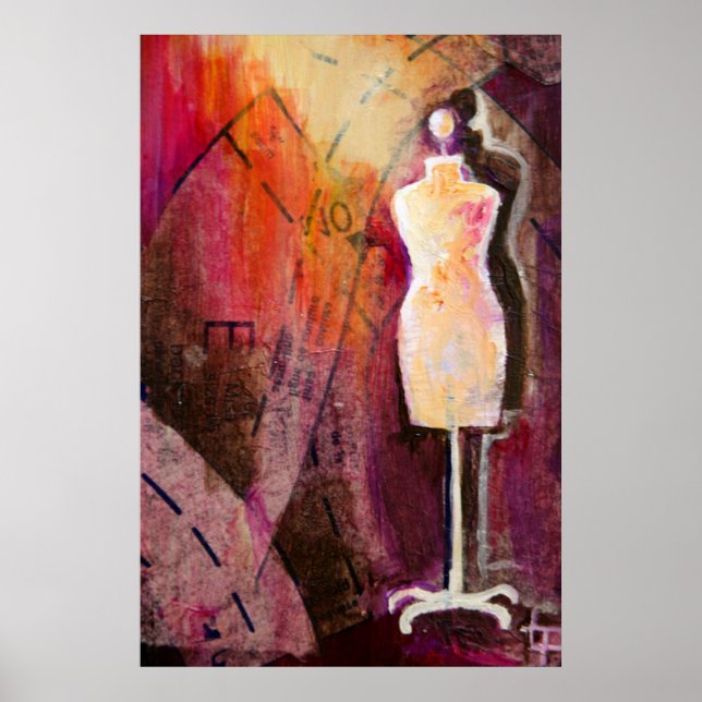 Le Beau Ideal - Kanvastrycket Poster (Framsidan)