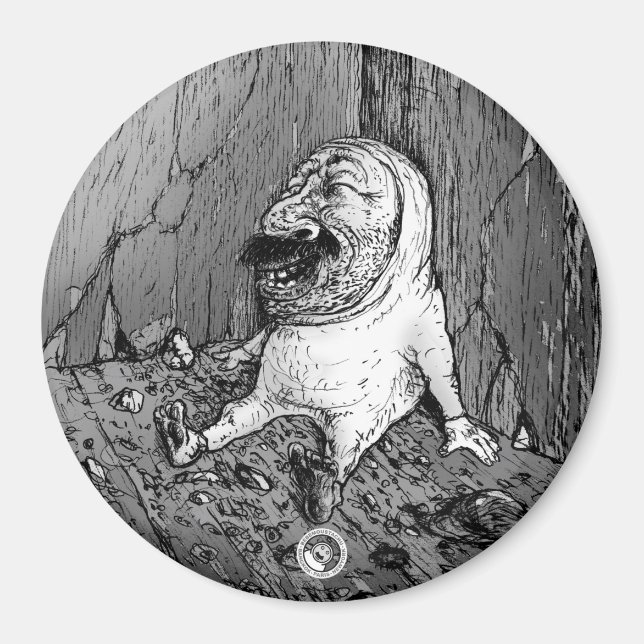 le bébé moustatchu - magnet -001 (Framsidan)