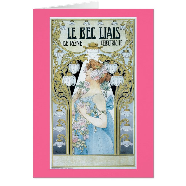 le Bec Lias Dethrone l'Ectricite Hälsningskort (Framsidan)