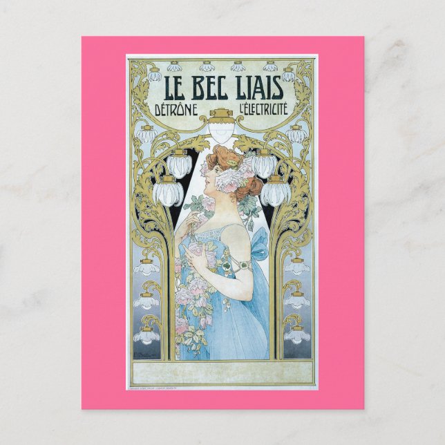 le Bec Lias Dethrone l'Ectricite Vykort (Framsida)