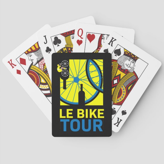 Le Bike Tour Art Casinokort (Baksidan)