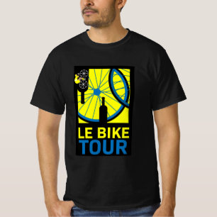 Le Bike Tour Art T Shirt