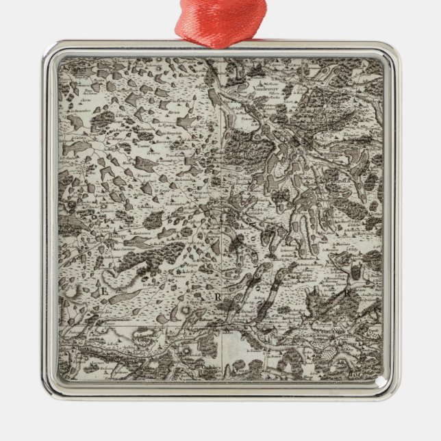 Le Blanc, Chateauroux, Montmorillon Julgransprydnad Metall (Framsidan)