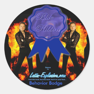LE Blue Ribbon Behavior Stickers Runt Klistermärke