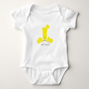 Le bodysuiten för baby för Lemonadeexponeringsgl Tee