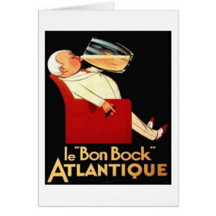 le Bon Bock Atlantique Hälsningskort