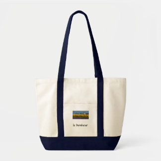 Le bonheur shopping bag tygkasse
