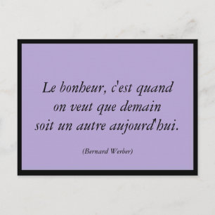 Le bonheur vykort