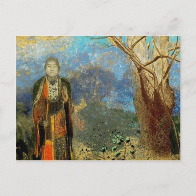 Le Bouddha (Buddha) Vykort (Framsida)