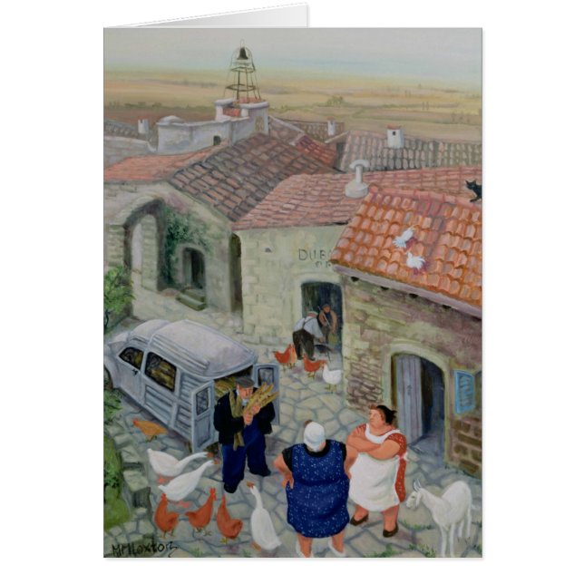 Le Boulanger Hälsningskort (Framsidan)