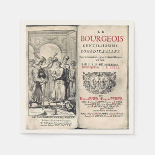 Le Bourgeois Gentilhomme Cocktail Napkin Pappersservett