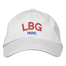 Le Bourget Airport (Paris) Hat Broderad Keps