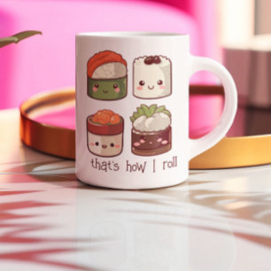 Le Bra Times Roll Kawaii Sushi Kaffemugg