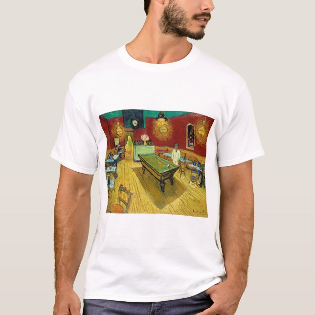 Le café de nuit (Nattkafé) av Vincent van Go T Shirt (Framsida)