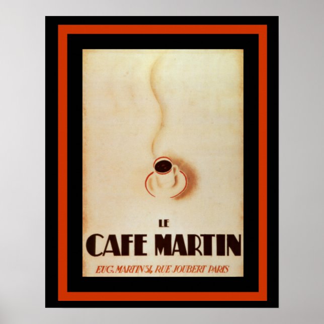 Le Cafe Martin 16 x 20 poster (Framsidan)