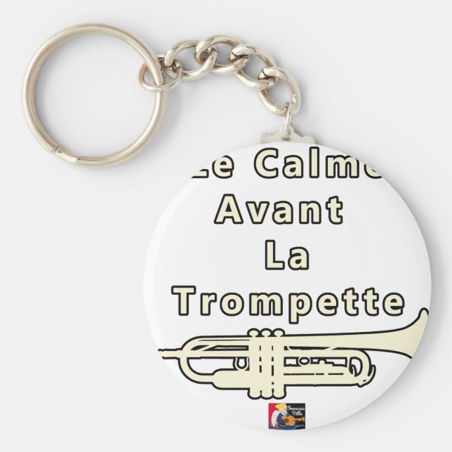 Le Calme avant la Trompette - Jeux de Mots Nyckelring (Framsidan)