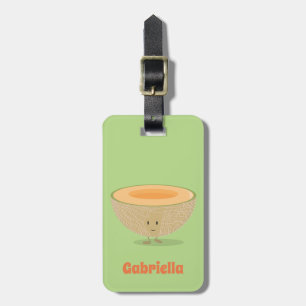 Le cantaloupen som drar den bagagemärkren bagagebricka