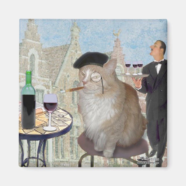 Le Cat du Cafe Magnet (Framsidan)