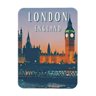 Le charme Řque de Londres Magnet