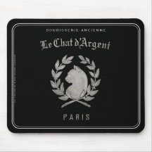 Le Chat d'Argent Vintage Paris Svart Mus
