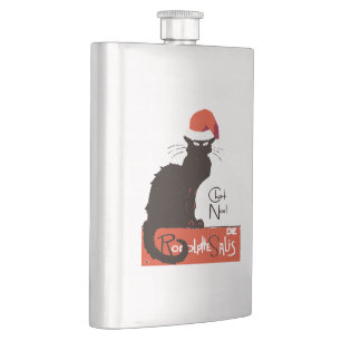 Le Chat Noel julparodi Distressed utskuren Fickplunta