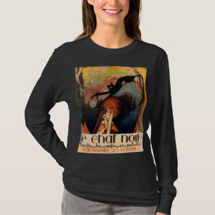 Le chat noir 1922 spel affisch henri desbarbieux t shirt