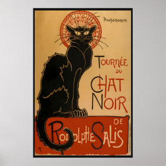 Le Chat Noir Affisch – Théophile Steinlen Konst