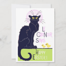 Le Chat Noir önskar Glad påsk Julkort