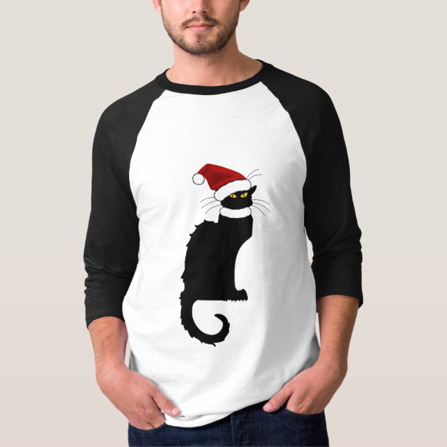 Le Chat Noir Santa mössa jul Tröja (Framsida)
