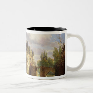 Le Chateau de Chenonceau, 1843 (olja på kanfas) Två-Tonad Mugg