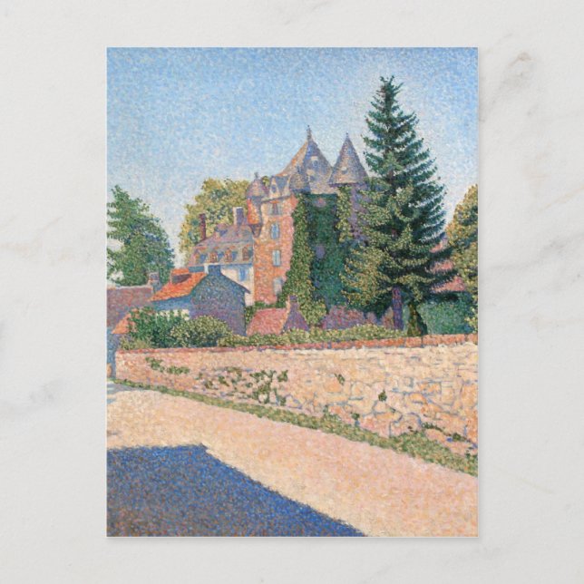 Le Chateau de Comblat - Paul Signac Vykort (Framsida)