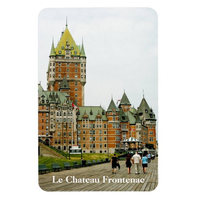 Le Chateau Frontenac Québec City Kanada Magnet (Vertikal)