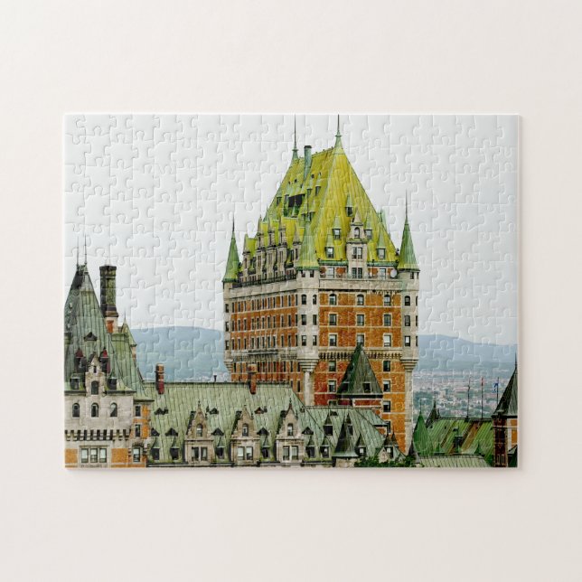 Le Chateau Frontenac Quebec City Pussel (Horisontell)
