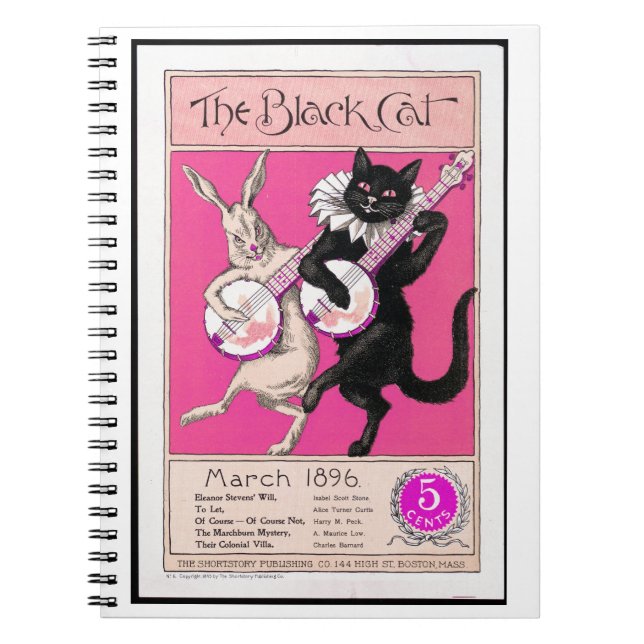 Le Chatta Noir Anteckningsbok (Framsidan)