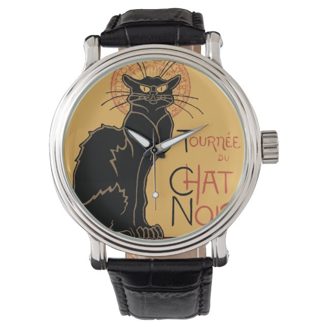 Le Chatta Noir Art nouveau Armbandsur (Framsida)