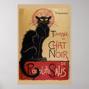 Le Chatta Noir - Black Cat Poster