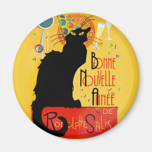 Le Chatta Noir - Bonne Nouvelle Année Magnet