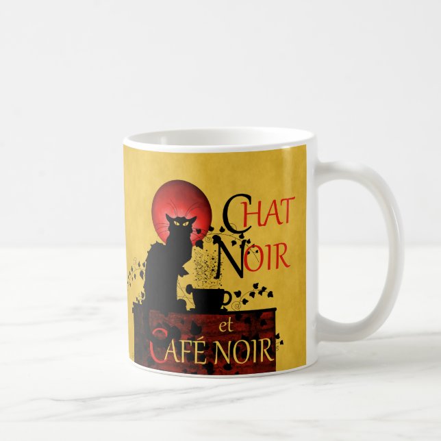 Le Chatta Noir et Café Noir Kaffemugg (Höger)