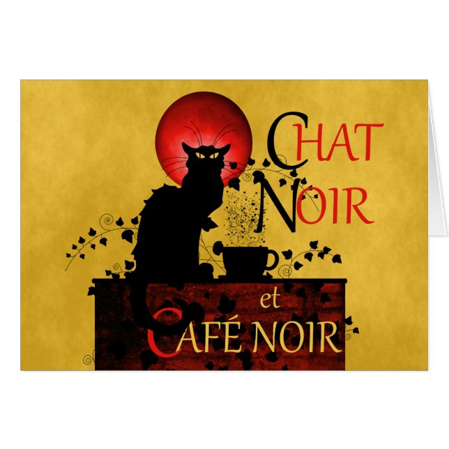 Le Chatta Noir et Café Noir OBS Kort (Framsidan Horizontal)