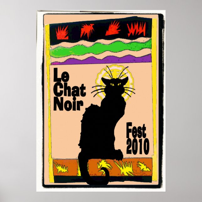 Le Chatta Noir Fest 2010 Poster (Framsidan)