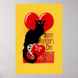 Le Chatta Noir - Glad Alla hjärtans dag Poster