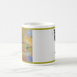 Le Chatta Noir i Monets japanska bro Kaffemugg