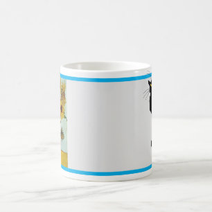Le Chatta Noir in Van Gogh's Sunblommor Kaffemugg